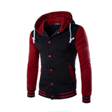 2020 Men Coat Jacket Outwear Winter Slim Hoodie