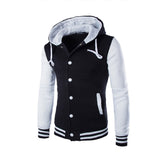 2020 Men Coat Jacket Outwear Winter Slim Hoodie