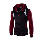 2020 Men Coat Jacket Outwear Winter Slim Hoodie