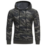 Military Hoodie Mens' Long Sleeve